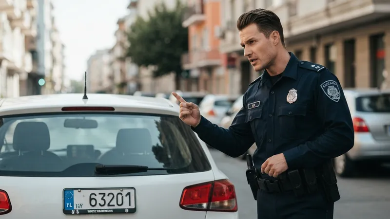 Les sanctions pour non-conformité des plaques d'immatriculation