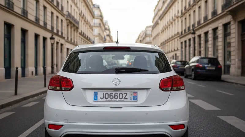 Normes et exigences pour les plaques d'immatriculation à Paris